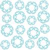 Geyee 100 Pcs Snowflake Cutouts Bulk Winter Bulletin Board Cutouts Decorations Paper Snowflakes DIY Snowflake Accents for Kids Classroom Party