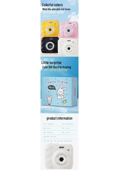 Appareil photo CCD rétro haute valeur Polaroid: Cadeau d'anniversaire parfait, Haute résolution & Portable pour les voyages