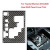 Car Carbon Fiber Gear Shift Panel Cover Trim Stickers Auto Interior Accessories For Toyota 4Runner 2010-2020