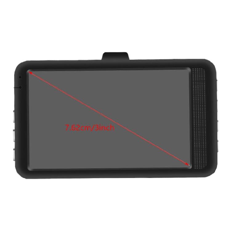 Car Dashboard Camera Driving Recorder 1080P, 3" IPS Display, 170° Wide Angle, Night Viewing Technology Continuous Video