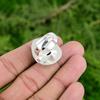 Natural Nellite Gemstone 925 Sterling Silver Stackable Adjustable Ring For Girls