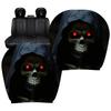 Ghost Face Headrest Covers 2-Piece Non Slip Fit Horror Seat Protectors Car Head Rest Cover Protector for SUV RV Truck Commuting