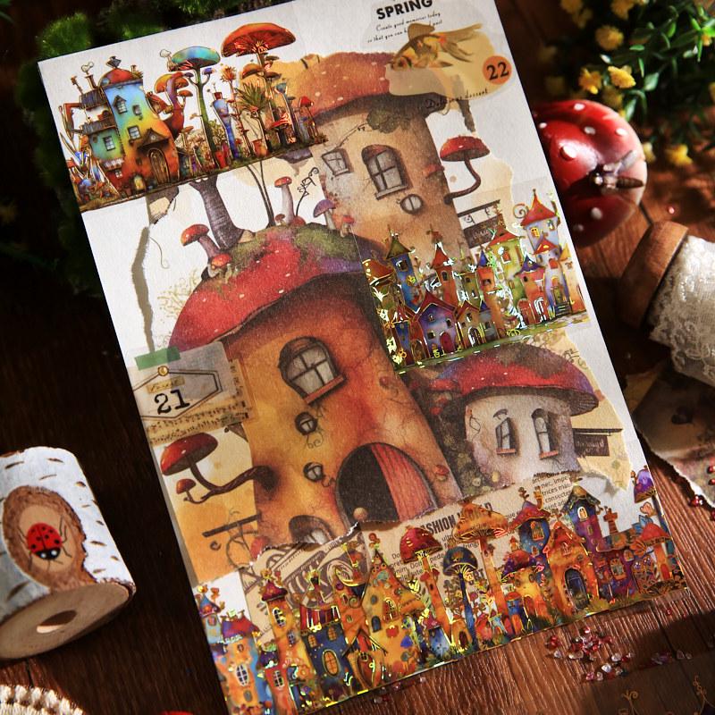Mr. Paper Retro Fairy Tale Corridor PET Stamping Tape - Scenery & Journal Decoration Roll