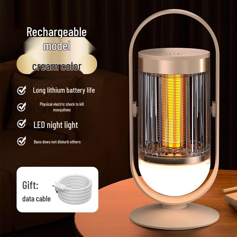 2025 Triple Grid Purple Light Mosquito Killer Lamp & Swatter