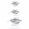 Round Foil Baking Pans with Double Handles Air Fryer Liners Pizza Base Liners  Air Fryer Cooking