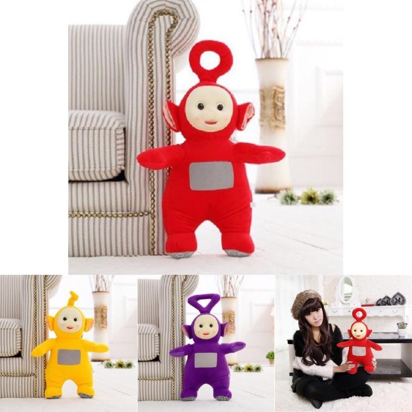 Große Teletubbies-Plüschpuppe, stehend, Stofftier, perfekt für die frühkindliche Bildung, Geschenkidee