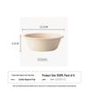 Camellia Biodegradable Disposable Straw Bowls