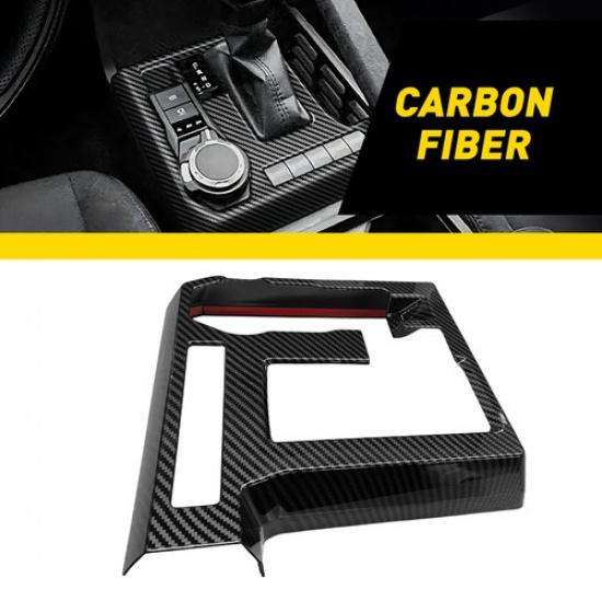 

Gear Shift Panel Cover Trim Carbon Fiber ABS Black Fits Tacoma 2024 25 2026 EXV