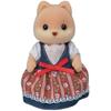 Sylvanian Families Doll [Caramel Dog Family] FS-35 ST Mark Certified Toy Doll House for Ages 3 An...