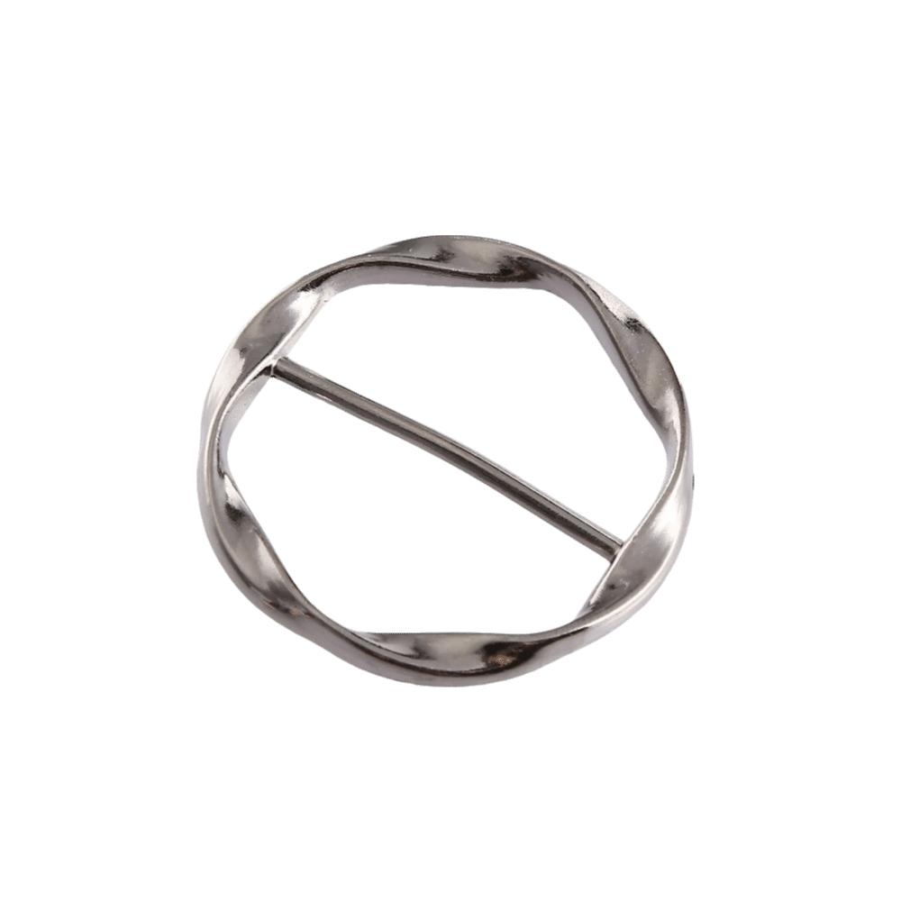 Fashion Adjustable Shirt Ring Belt and Scarf Belt Accessories Belt Buckle Multipurpose Scarf Buckle Daily Use