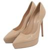Pristine Pumps Beige Patent Leather Women 38.5 Used