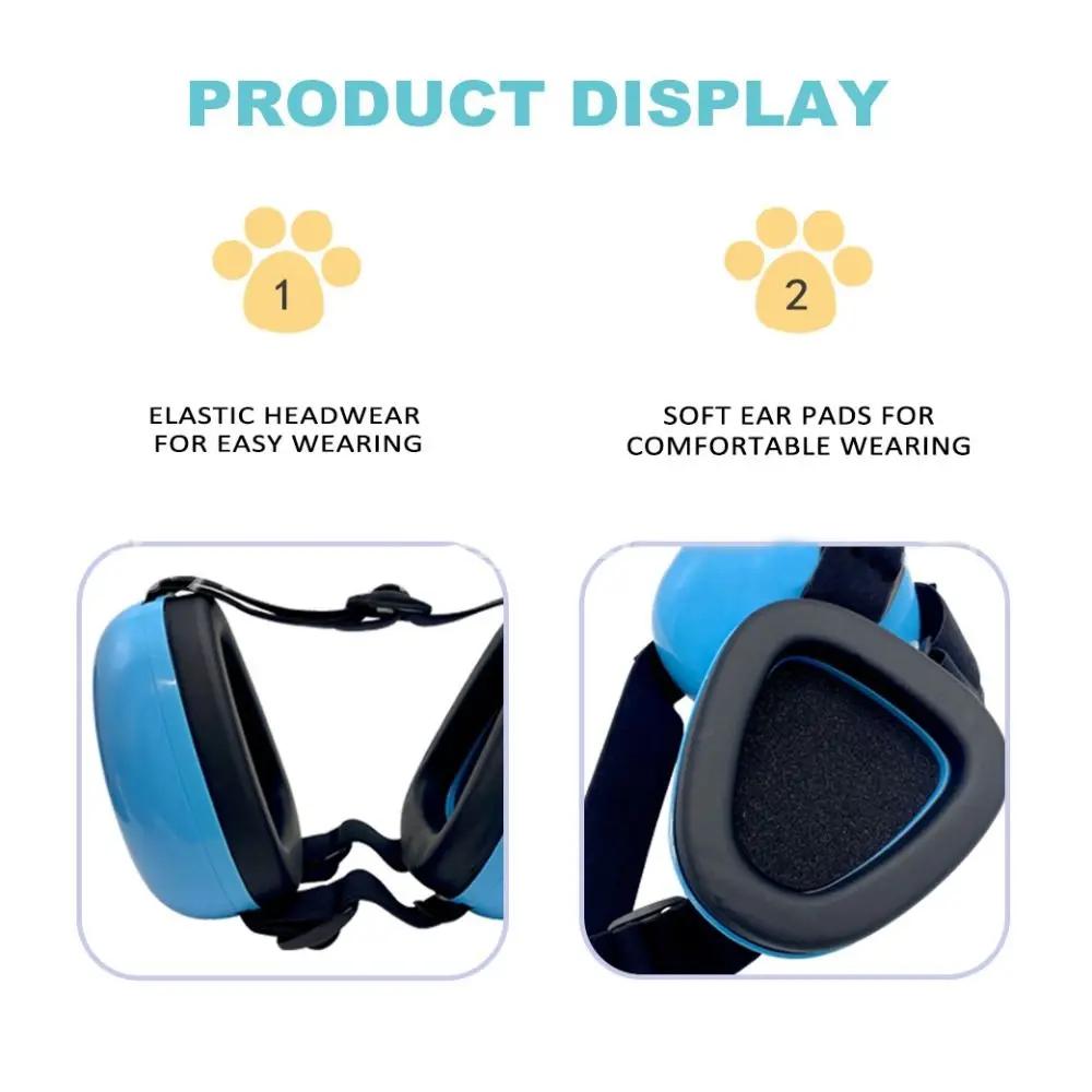 Noise Protection Dog Ear Muffs Hearing Protection Soundproof Pet Earmuff 29dB NRR Universal Puppy Ear Shield