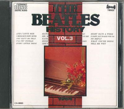 CD BEATLES - Beatles History Vol.3 CA10013 NIHON AUDIO Japan Classical Used