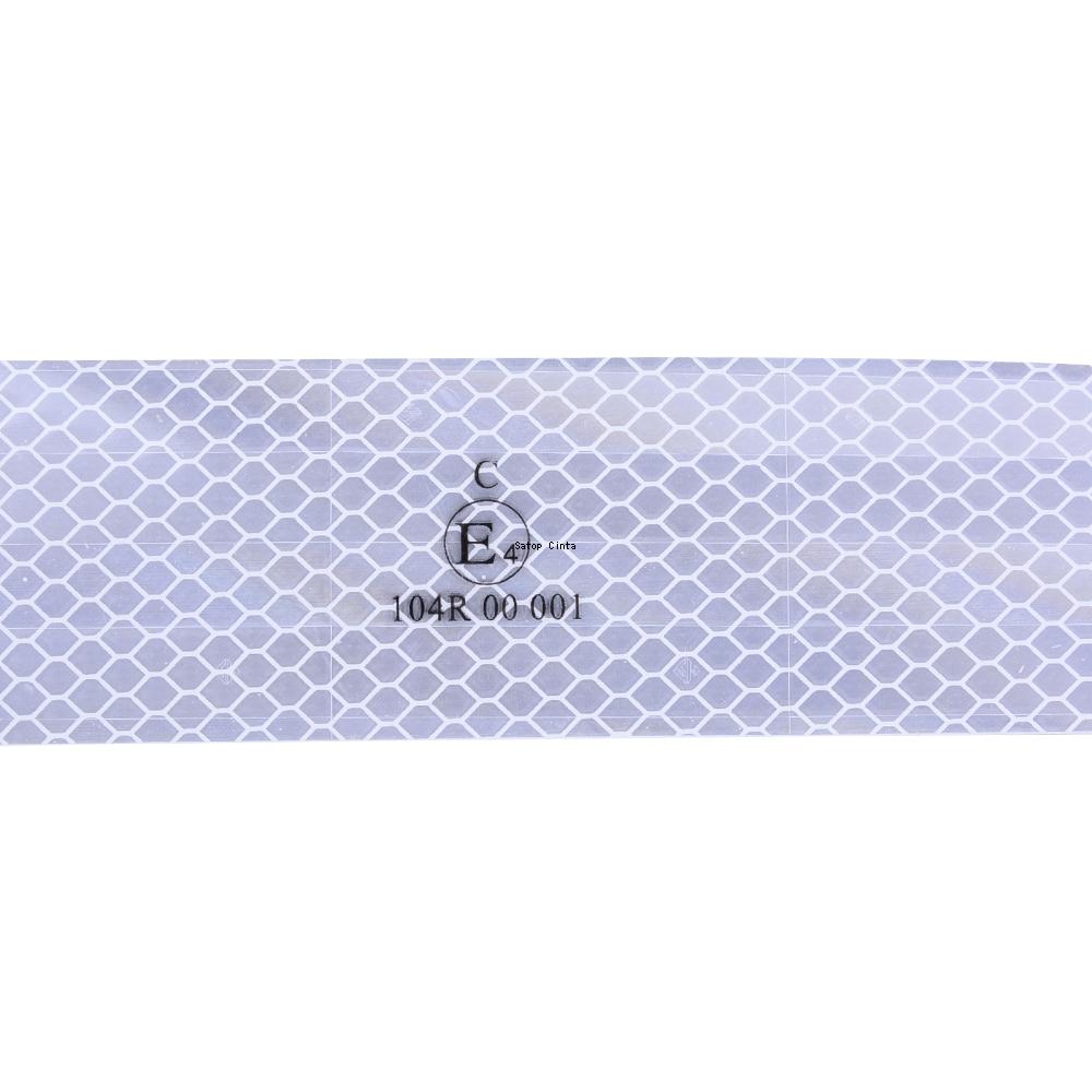 2Inch*33FT White Reflective Tape PET Diamond Grade Waterproof Truck Reflectors Adhesive Conspicuity Stickers For Trailers Trucks