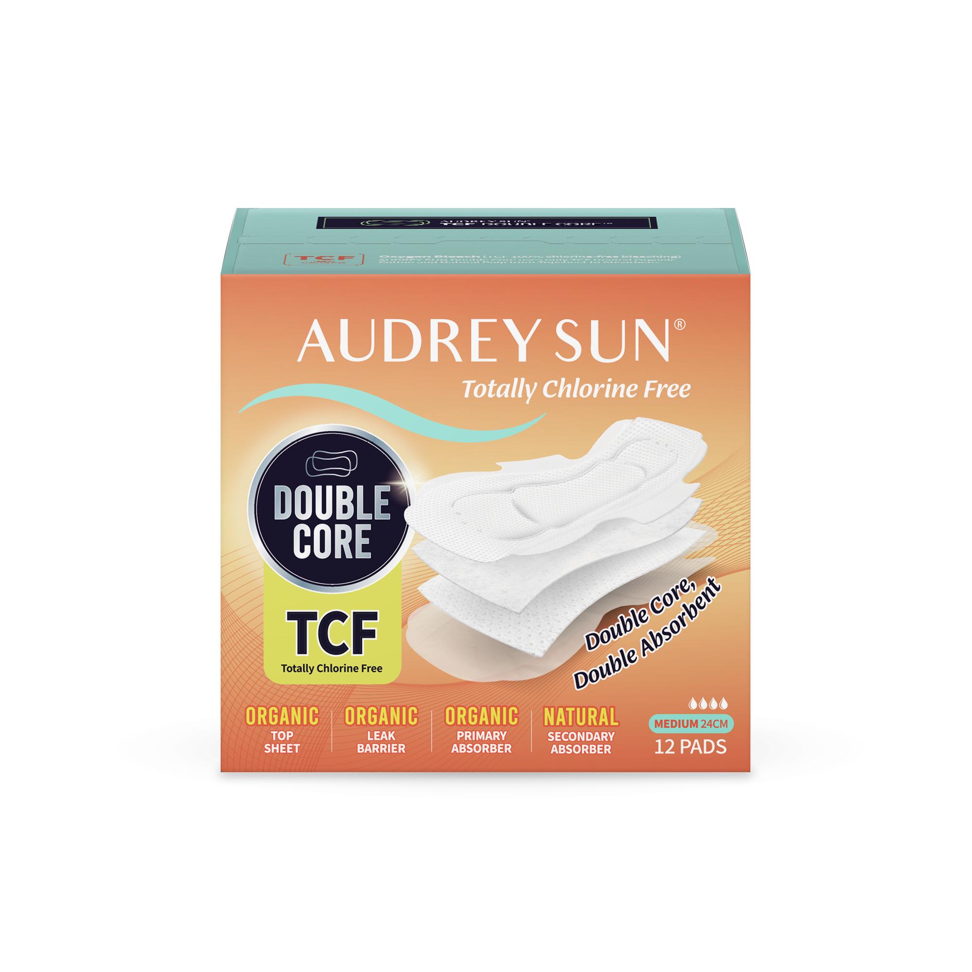 

Выберите 1 из 3 типов двухслойных гигиенических прокладок Audreysun TCF (средний 12P / большой 10P / ежедневная прокладка 26P) 12 medium sanitary pads