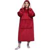 1 Pezzo Felpa con Cappuccio Coperta Indossabile da Donna Uomo, Felpa Coperta Oversize Super Morbida Calda Accogliente Indossabile con Cappuccio
