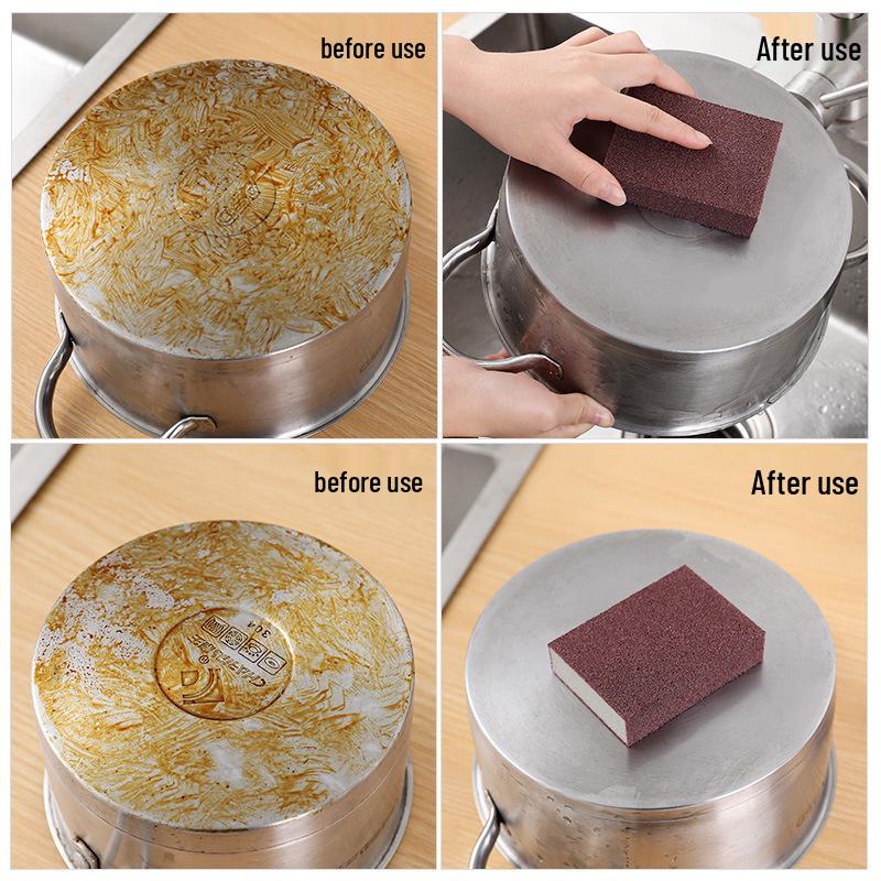Nano Diamond Magic Sponge: Rust & Scale Remover for Dishes and Pots