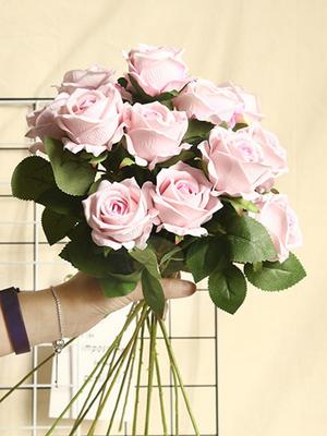 5 peças de flores artificiais de seda rosa haste longa buquê para casamento decoração de casa flores falsas faça você mesmo guirlanda suprimentos acessórios