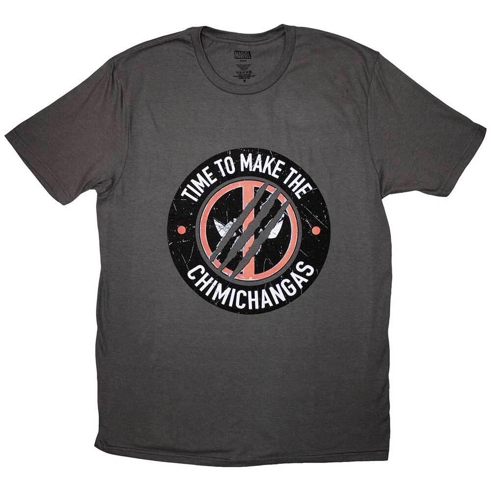 Marvel Comics Unisex T-Shirt: Deadpool Chimichanga (Medium) XL