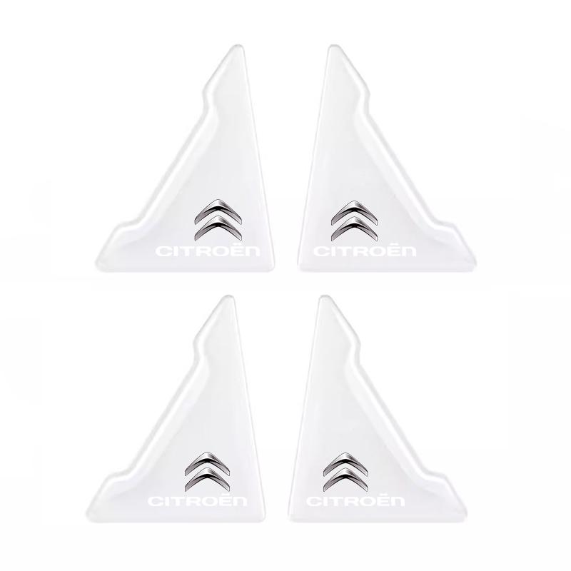 EAFF5 4Pcs Car Door Anti-scratch Sticker Auto Protective Decals For Citroen C3 C5 AIRCROSS C5X C4 Cactus PICASSO e-C3 e-C4 C1 C-Crosse