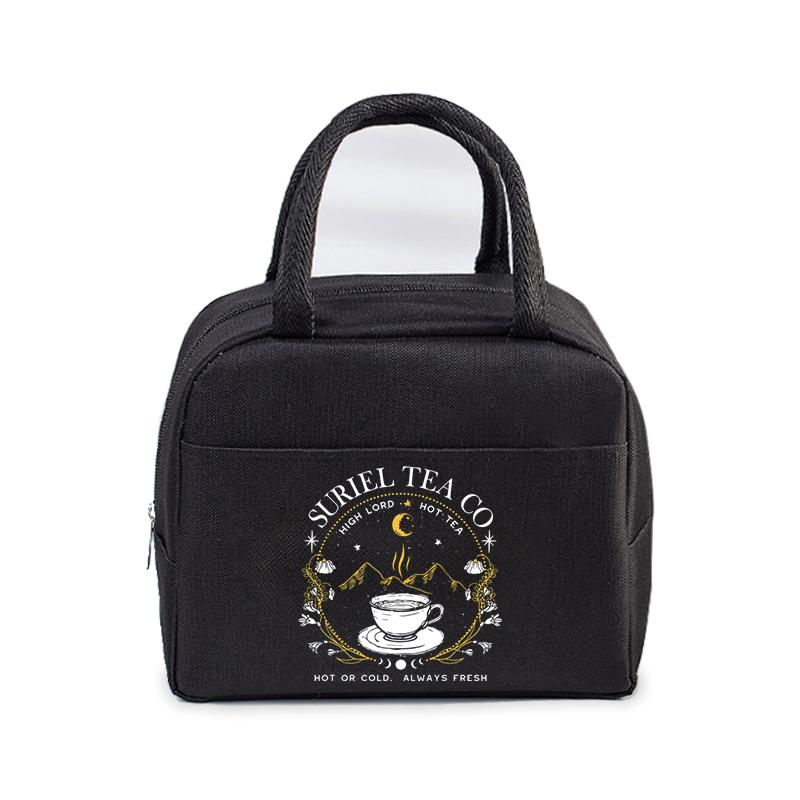 Fourth Wing Thermal Lunch Bag Women Men Office Student Bento Storage Insulation Bags Dragon Rider Fun Lunch Handbag for Kids
