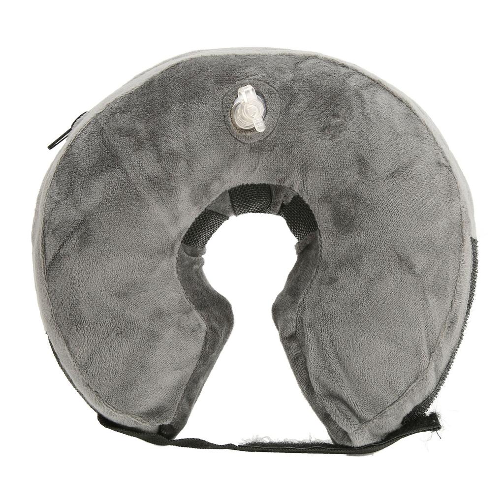 Pet Recovery Collar Inflatable Adjustable Soft Prevent Licking Dog Elizabeth Collar for Cat Post