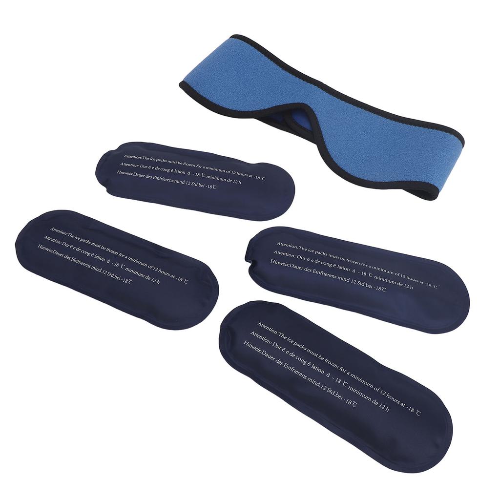 Face Ice Pack Professional Relieve Muscle Fatigue Swelling Relief Hot and Cold Compress Ice Pack Wrap for Jaw Chin Dental