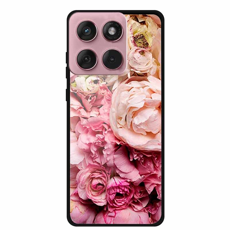 For Motorola Edge 60 60s 5G Case Hard Back Cover Tempered Glass Case For Motorola Edge 60 Fusion Phone Case Soft TPU Bumper Para