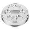Stainless Steel Dog Bowl Pet Dog Slow Feeder with Non-Slip Mat Dog Water Bowl Anti-Choking Pet Bowl for Small & Medium Dogs