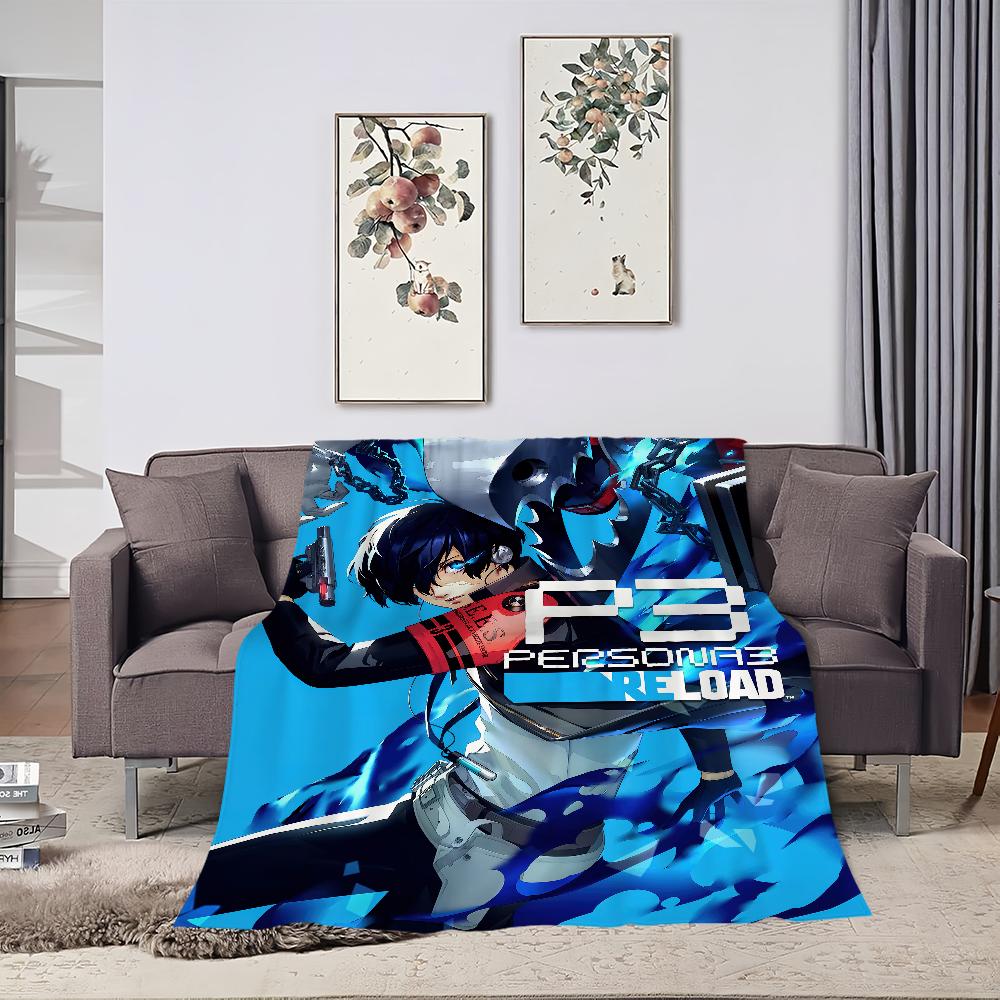 Spel Koel Deken Pluche Slaapbank Kleed voor Woon P-Persona 3 Reload Kamer Warm Kantoor Slaapkamer Verjaardag Huis Reizen Kinder Cadeaus