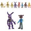 Vibrant 6pcs Fnaf Five Nights At Freddy's Light Up Action Figures For Kids