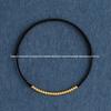 999 Gold Zodiac Red Bracelet: Crushed Disco Beads & Gold Luck Charm, Perfect Gift for Girlfriend