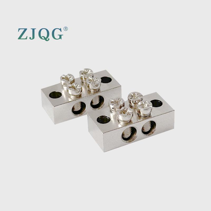 2-Hole Copper Terminal Block, 9×14×30 Distribution Box