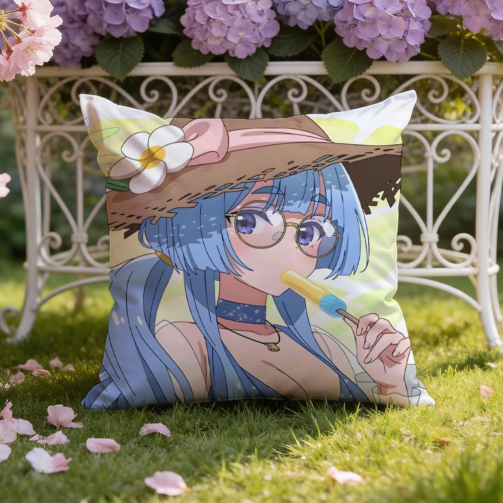 S-Shiunji ke no kodomo tachi Anime Cushion Cover Home & Car Dual-Scene Pillow Cover: Reversible for Premium Comfort