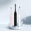 USB Rechargeable 6-speed Adjustable Electric Toothbrush Sonic Vibration Toothbrush Head Deep Clean Electric Toothbrush with 4 Brush Heads