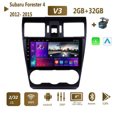 2+32GB 9 Inch Android Car Radio For Subaru Forester 4 SJ 2012- 2015 2016 Multimedia Player 2Din Navigation GPS Carplay Head Unit