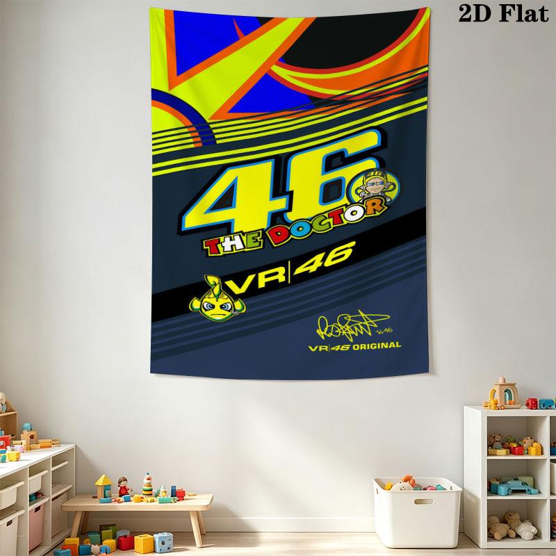 Rossi Bold Wall Tapestry Aesthetic Wall Hanging Printed Fabric Blanket Decorative Tapestries for Bedroom Living Room Home Decor