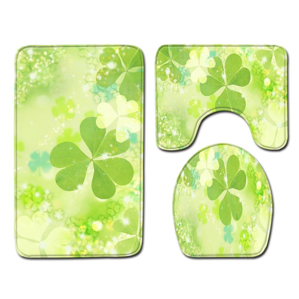 

Стильный и простой коврик для пола в туалет, трехкомпонентный коврик для ванной комнаты, коврик для двери 45*75cm