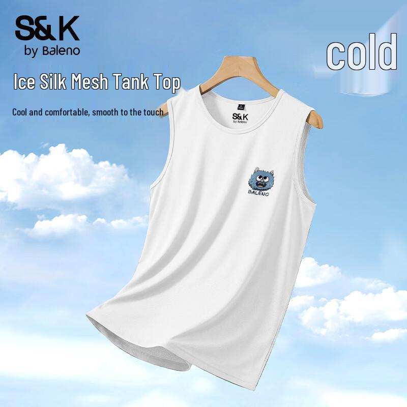 Baleno S&K Men s Ice Silk Sleeveless Vest 2XL