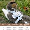 Cat Harness Leash Set Adjustable Cartoon Bee Double Layer Dog Harness for Small Medium Pets Outdoor Walking Collar Set for Cats Dogs
