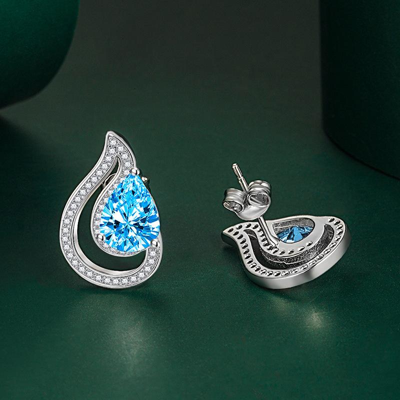 BELLA BOX Elegant Drop Earrings Lady Luxury Wedding Engagement Jewelry Gifts