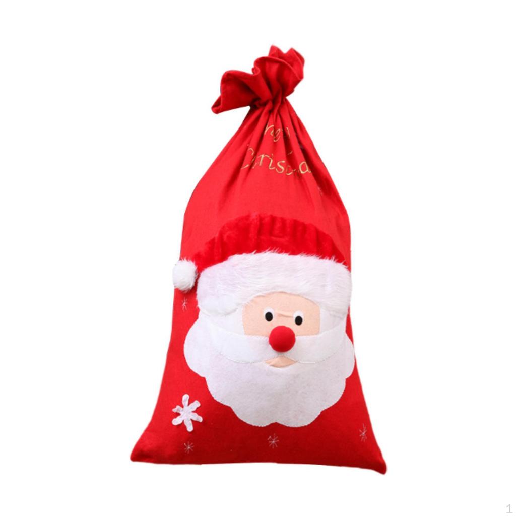 90x60cm Weihnachten Kordelzug Geschenktüte 35.4x23.6inch Leichtgewicht zum Einpacken von Geschenken Weihnachtsaufbewahrung