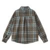 Trendy Retro Plaid Long Sleeve Distressed Shirt - Loose Fit Casual Outerwear for Couples