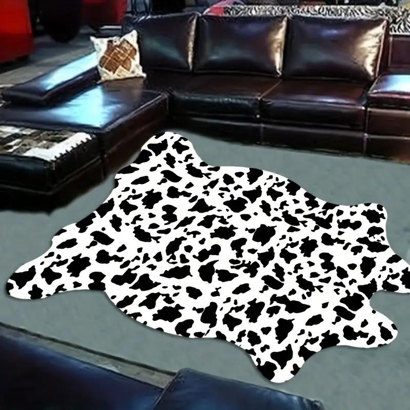 Imitation Animal Cowhide High Quality European and American Imitation Cashmere Suede Bottom Home Carpet