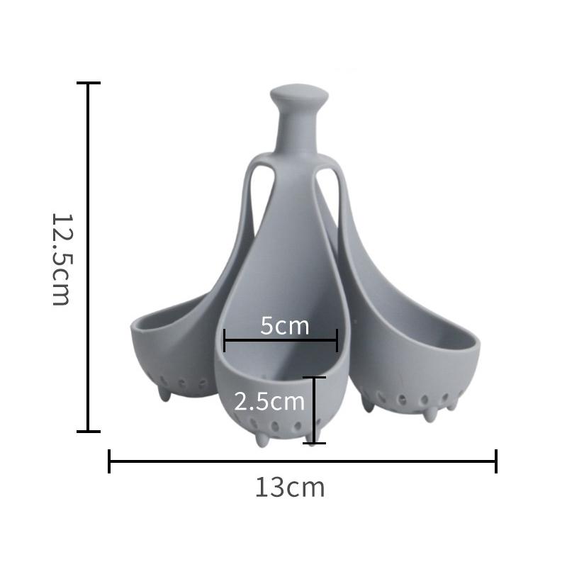 4/6 Hole Silicone Egg Cooker High Temperature Resistant Steamed Egg Tray Food Grade Complementary Food Tools