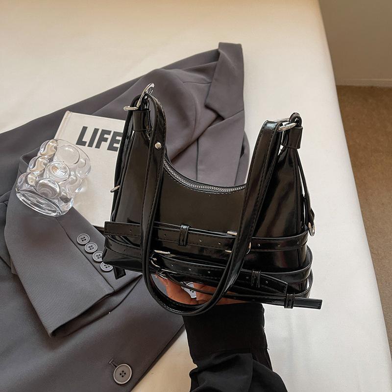 

Универсальная сумка через плечо для женщин, сумки через плечо цвета красного вина, однотонная текстура, модные сумки для шопинга и путешествий для женщин