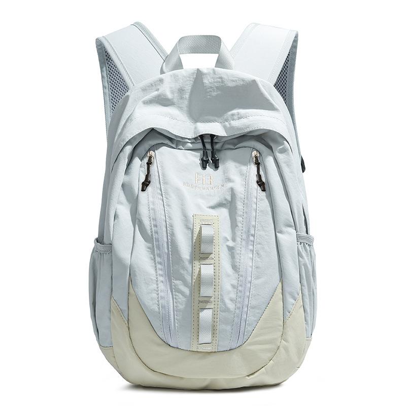 

Simple Contrasting Color for Men and Women Same Style for Junior and Senior High School Students Versatile Lightweight Computer Bag Travel Backpack синий