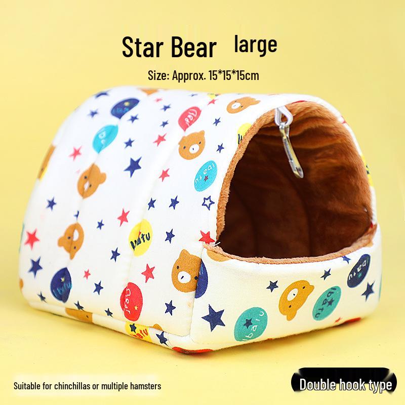 Warm Cotton Nest for Hamsters and Mice - Winter Sleeping Bag House