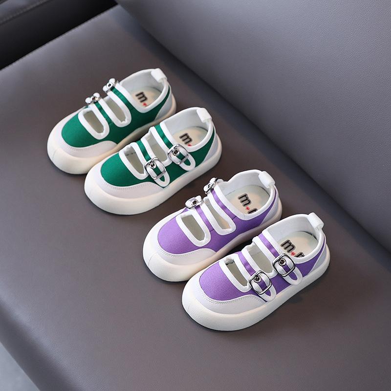 Kids Shoes Autumn Newest Children'S Canvas Shoes Baby Toddlers Softsoled Breathable Casual Shoes Nonslip Infant Shoes