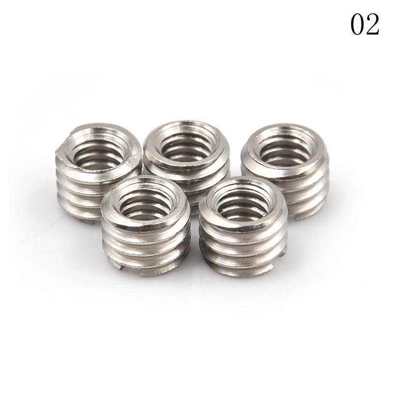 5Pcs 1/4" To 3/8" Convert Screw Adapter For Tripod And Camera Quick